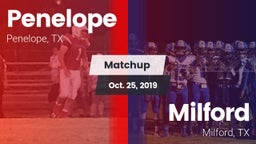 Matchup: Penelope vs. Milford  2019