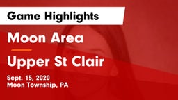 Moon Area  vs Upper St Clair Game Highlights - Sept. 15, 2020