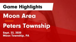 Moon Area  vs Peters Township  Game Highlights - Sept. 22, 2020
