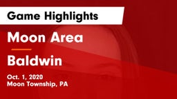 Moon Area  vs Baldwin  Game Highlights - Oct. 1, 2020