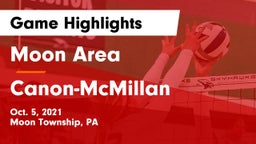 Moon Area  vs Canon-McMillan  Game Highlights - Oct. 5, 2021