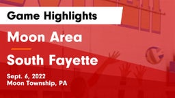 Moon Area  vs South Fayette  Game Highlights - Sept. 6, 2022