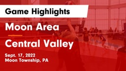 Moon Area  vs Central Valley  Game Highlights - Sept. 17, 2022