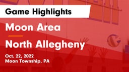 Moon Area  vs North Allegheny  Game Highlights - Oct. 22, 2022