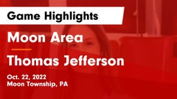 Moon Area  vs Thomas Jefferson  Game Highlights - Oct. 22, 2022