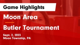 Moon Area  vs Butler Tournament Game Highlights - Sept. 2, 2023