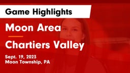 Moon Area  vs Chartiers Valley  Game Highlights - Sept. 19, 2023