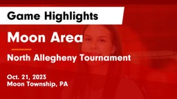 Moon Area  vs North Allegheny Tournament Game Highlights - Oct. 21, 2023