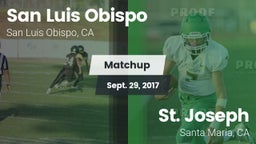 Matchup: San Luis Obispo vs. St. Joseph  2017
