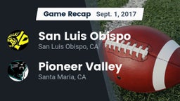 Recap: San Luis Obispo  vs. Pioneer Valley  2017