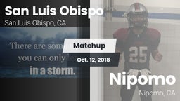 Matchup: San Luis Obispo vs. Nipomo  2018