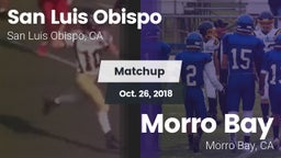 Matchup: San Luis Obispo vs. Morro Bay  2018