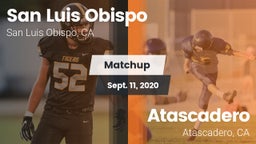 Matchup: San Luis Obispo vs. Atascadero  2020