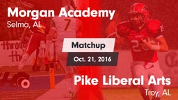 Matchup: Morgan Academy High vs. Pike Liberal Arts  2016