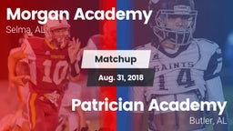 Matchup: Morgan Academy High vs. Patrician Academy  2018