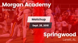Matchup: Morgan Academy High vs. Springwood  2018