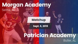 Matchup: Morgan Academy High vs. Patrician Academy  2019