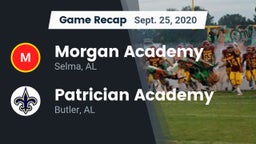 Recap: Morgan Academy  vs. Patrician Academy  2020