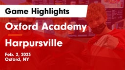 Oxford Academy  vs Harpursville  Game Highlights - Feb. 2, 2023