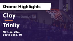 Clay  vs Trinity Game Highlights - Nov. 30, 2023