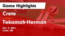 Crete  vs Tekamah-Herman  Game Highlights - Oct. 2, 2021
