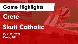 Crete  vs Skutt Catholic  Game Highlights - Oct. 29, 2022