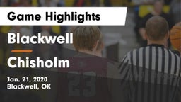 Blackwell  vs Chisholm  Game Highlights - Jan. 21, 2020