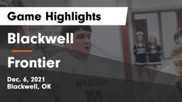 Blackwell  vs Frontier  Game Highlights - Dec. 6, 2021