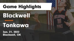 Blackwell  vs Tonkawa  Game Highlights - Jan. 21, 2022