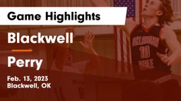 Blackwell  vs Perry  Game Highlights - Feb. 13, 2023