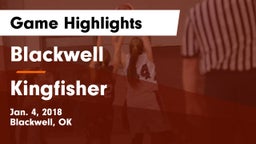 Blackwell  vs Kingfisher  Game Highlights - Jan. 4, 2018