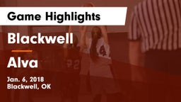 Blackwell  vs Alva  Game Highlights - Jan. 6, 2018