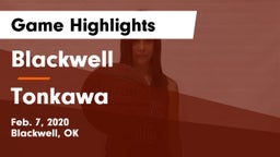 Blackwell  vs Tonkawa Game Highlights - Feb. 7, 2020