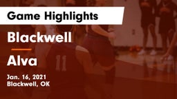 Blackwell  vs Alva  Game Highlights - Jan. 16, 2021