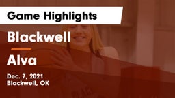 Blackwell  vs Alva  Game Highlights - Dec. 7, 2021