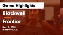 Blackwell  vs Frontier Game Highlights - Dec. 9, 2023