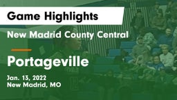 New Madrid County Central  vs Portageville  Game Highlights - Jan. 13, 2022