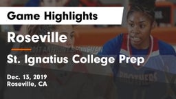 Roseville  vs St. Ignatius College Prep Game Highlights - Dec. 13, 2019