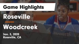 Roseville  vs Woodcreek  Game Highlights - Jan. 3, 2020
