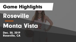 Roseville  vs Monta Vista  Game Highlights - Dec. 30, 2019