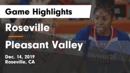 Roseville  vs Pleasant Valley  Game Highlights - Dec. 14, 2019