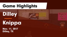 Dilley  vs Knippa  Game Highlights - Nov. 11, 2017
