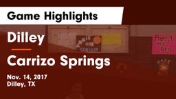 Dilley  vs Carrizo Springs  Game Highlights - Nov. 14, 2017