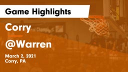 Corry  vs @Warren Game Highlights - March 2, 2021