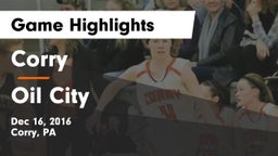 Corry  vs Oil City Game Highlights - Dec 16, 2016