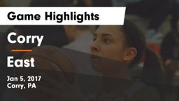 Corry  vs East Game Highlights - Jan 5, 2017