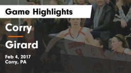Corry  vs Girard Game Highlights - Feb 4, 2017