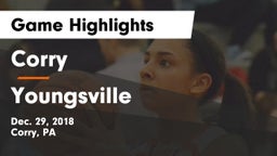 Corry  vs Youngsville Game Highlights - Dec. 29, 2018