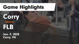 Corry  vs FLB Game Highlights - Jan. 9, 2020