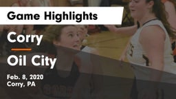 Corry  vs Oil City Game Highlights - Feb. 8, 2020